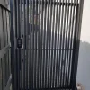 Vertical Slat  Automatic Sliding Gate with Fence Panel